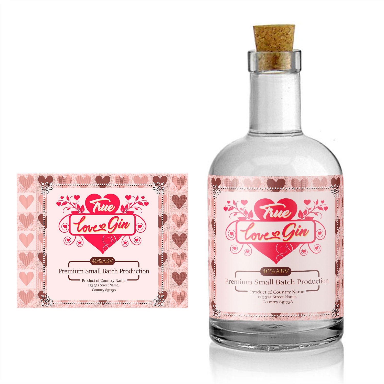 Label Design by SAI DESIGNS for The Handmade Gin Company | Design #20316699
