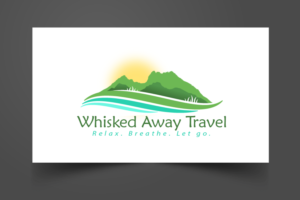 Whisked Away Travel - Relax. Breathe. Let go. | Diseño de Logo por jaime.sp