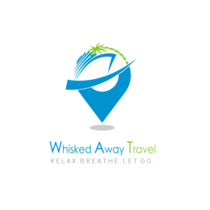 Whisked Away Travel - Relax. Breathe. Let go. | Logo Design by savvyartstudio