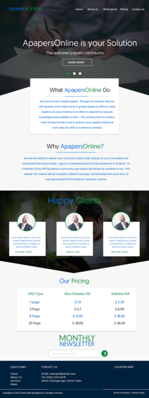 Web Design by Murry for this project | Design: #20306381