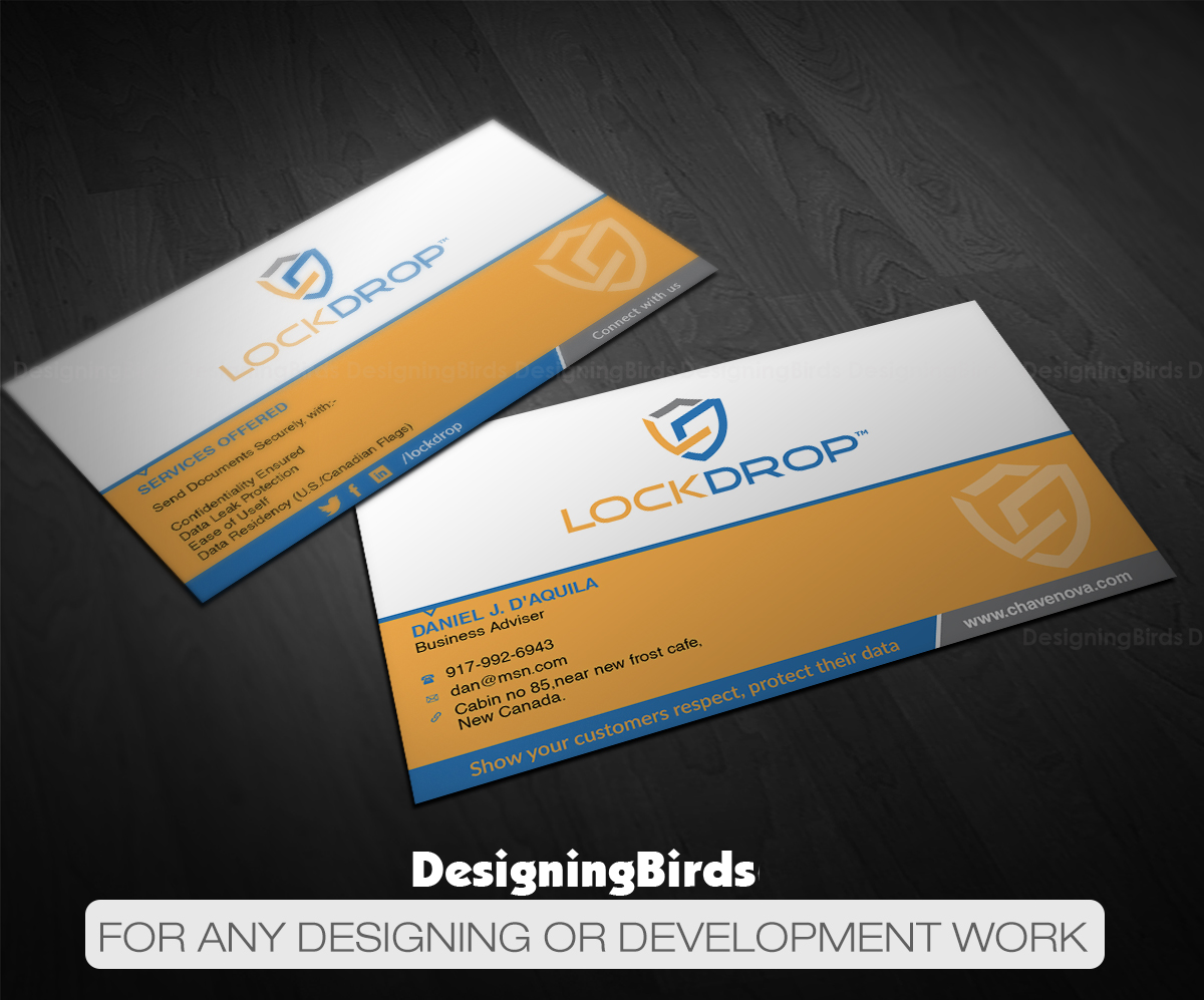 Diseño de Tarjeta de Presentación por Designing Birds para este proyecto | Diseño #20307152