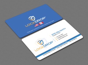 Lockdrop Founder & CEO Business Card | Business Card Design by Bold Pixels