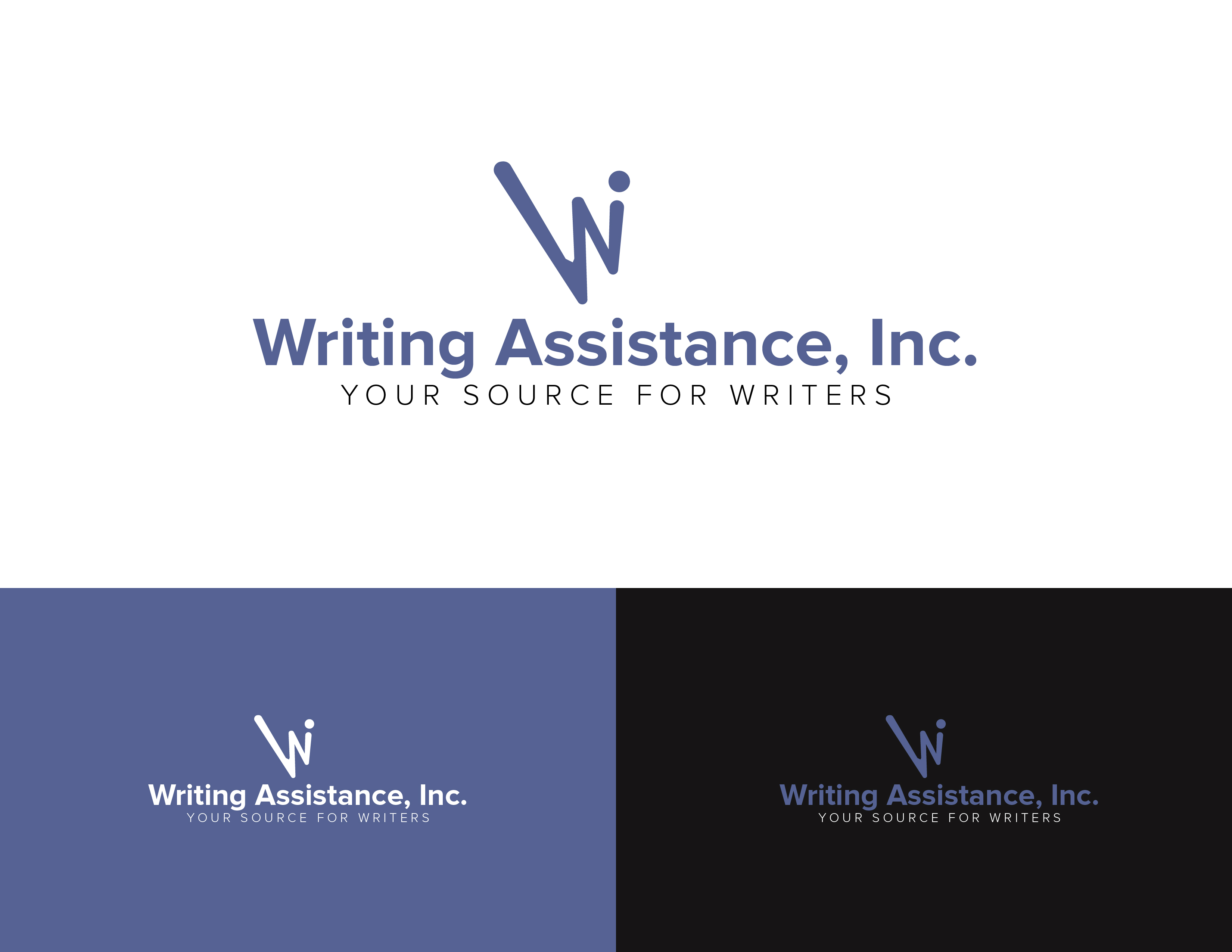 Logo Design by row3webs for Writing Assistance, Inc. | Design #20304779