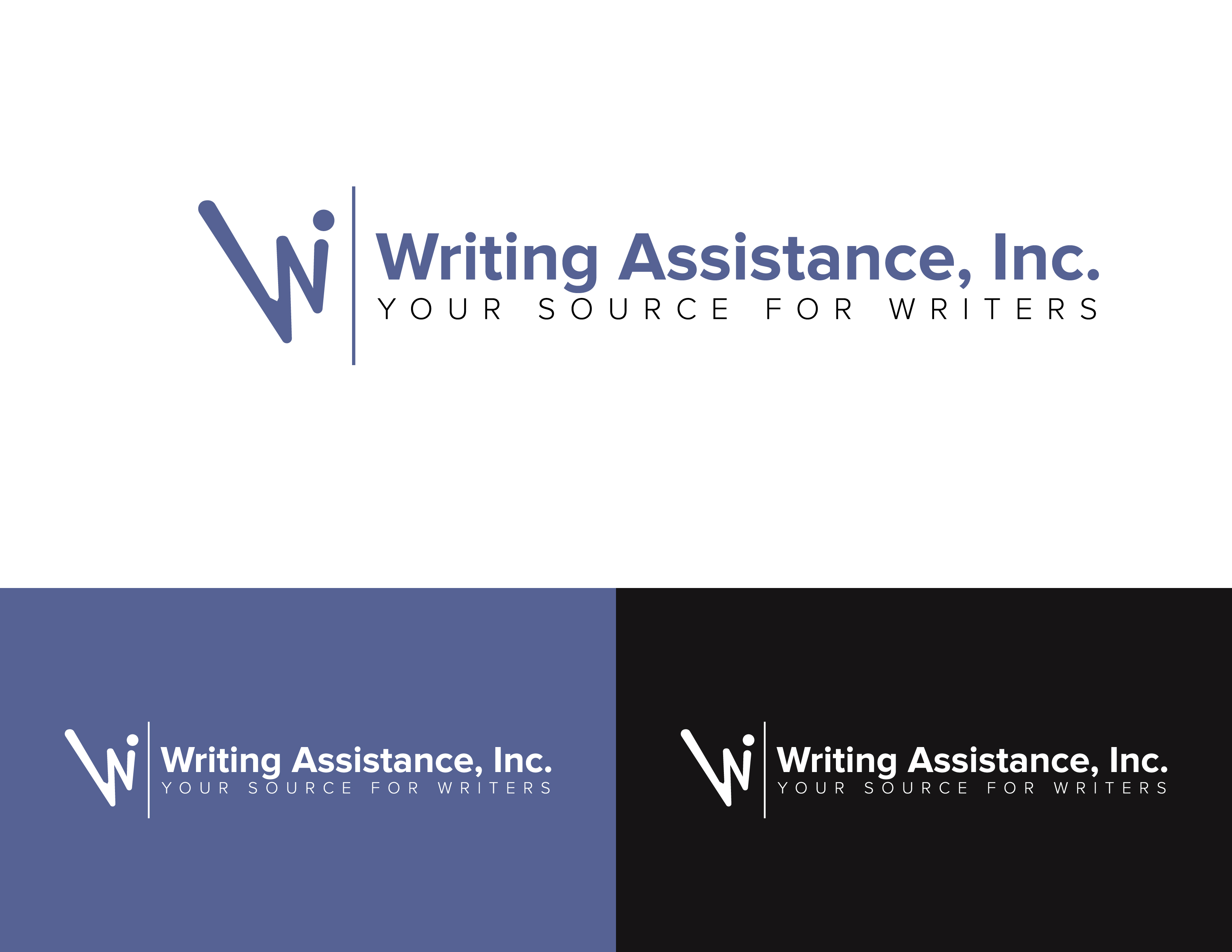 Logo Design by row3webs for Writing Assistance, Inc. | Design #20304917