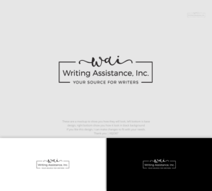 Logo Design by Kejo87 for Writing Assistance, Inc. | Design: #20303584