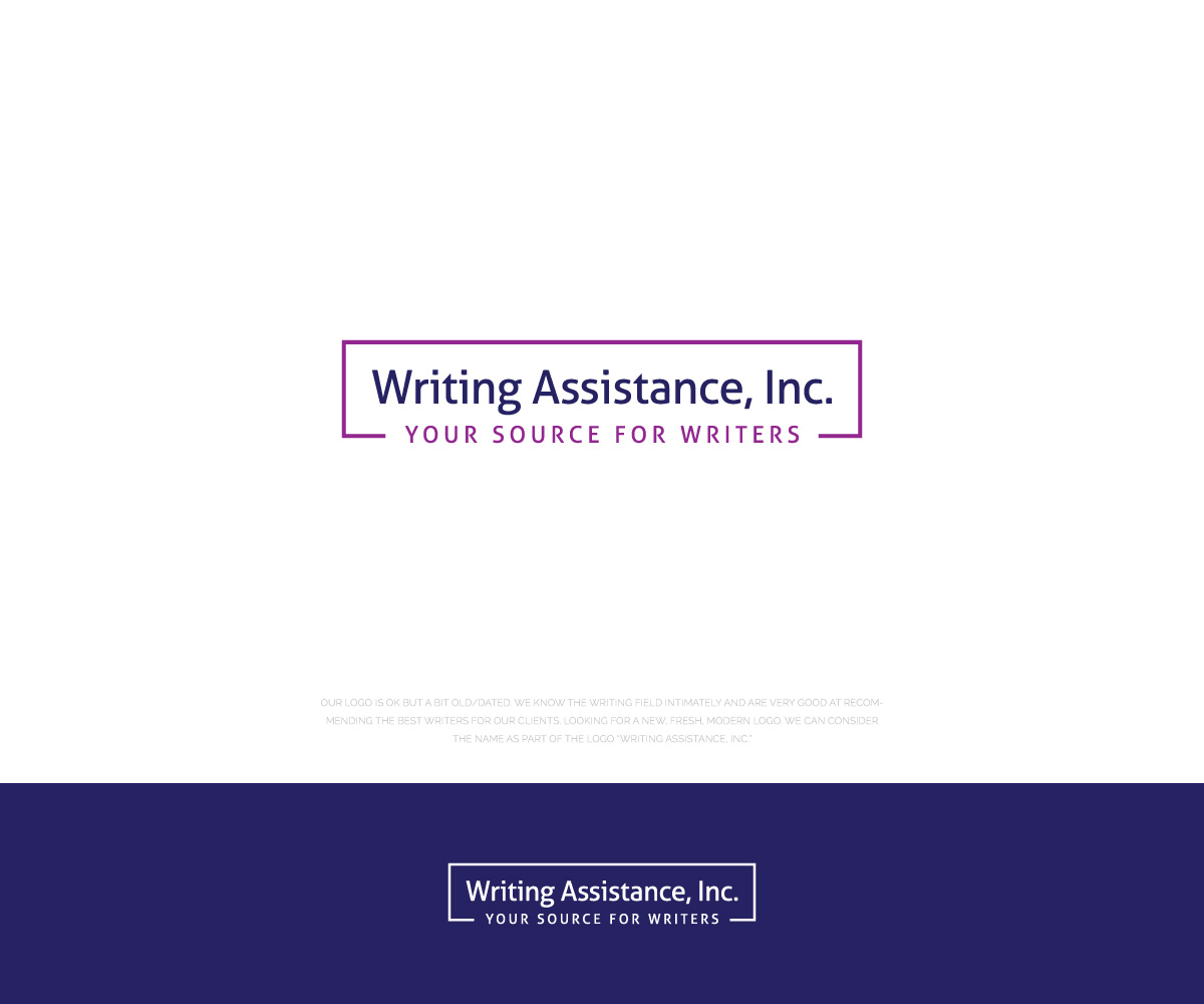 Logo Design by Kejo87 for Writing Assistance, Inc. | Design #20394608