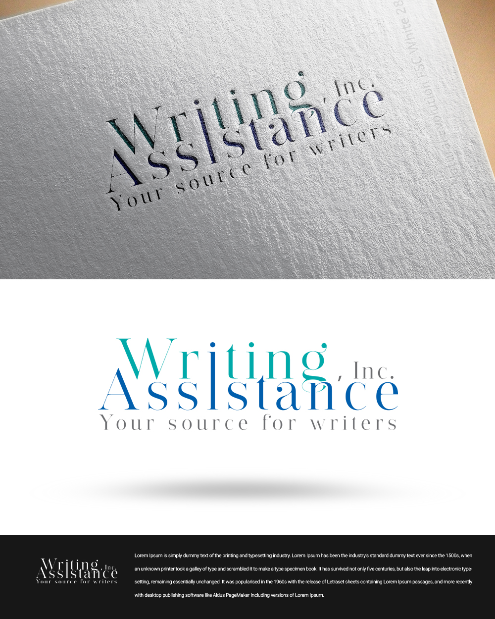 Design de Logo par zingodesigns258 pour Writing Assistance, Inc. | Design #20317562
