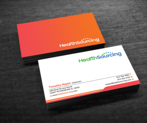 HeathSourcing Business Card Design | Business Card Design by Designers Hub