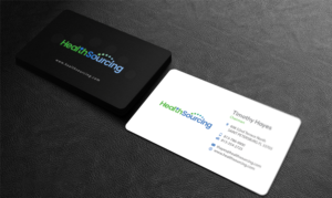 HeathSourcing Business Card Design | Business Card Design by Riz'