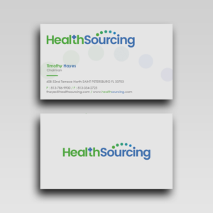 HeathSourcing Business Card Design | Business Card Design by WebixBD