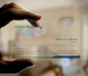 HeathSourcing Business Card Design | Business Card Design by Tripti Ranjan Gain