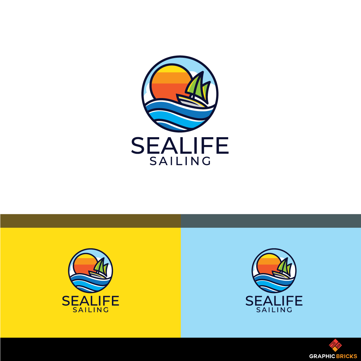 Design de Logo par Graphic Bricks pour Sealife sailing MCPY | Design #20350879