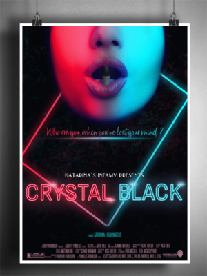 atmospheric movie poster for thriller 'Crystal Black' | Poster-Design von Lesaba Design