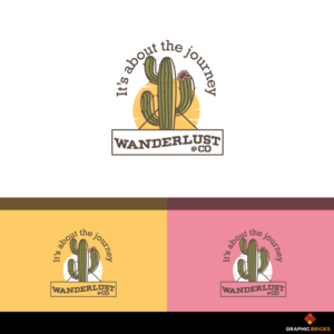 It’s about the journey       Wanderlust @ Co  | Logo-Design von Graphic Bricks
