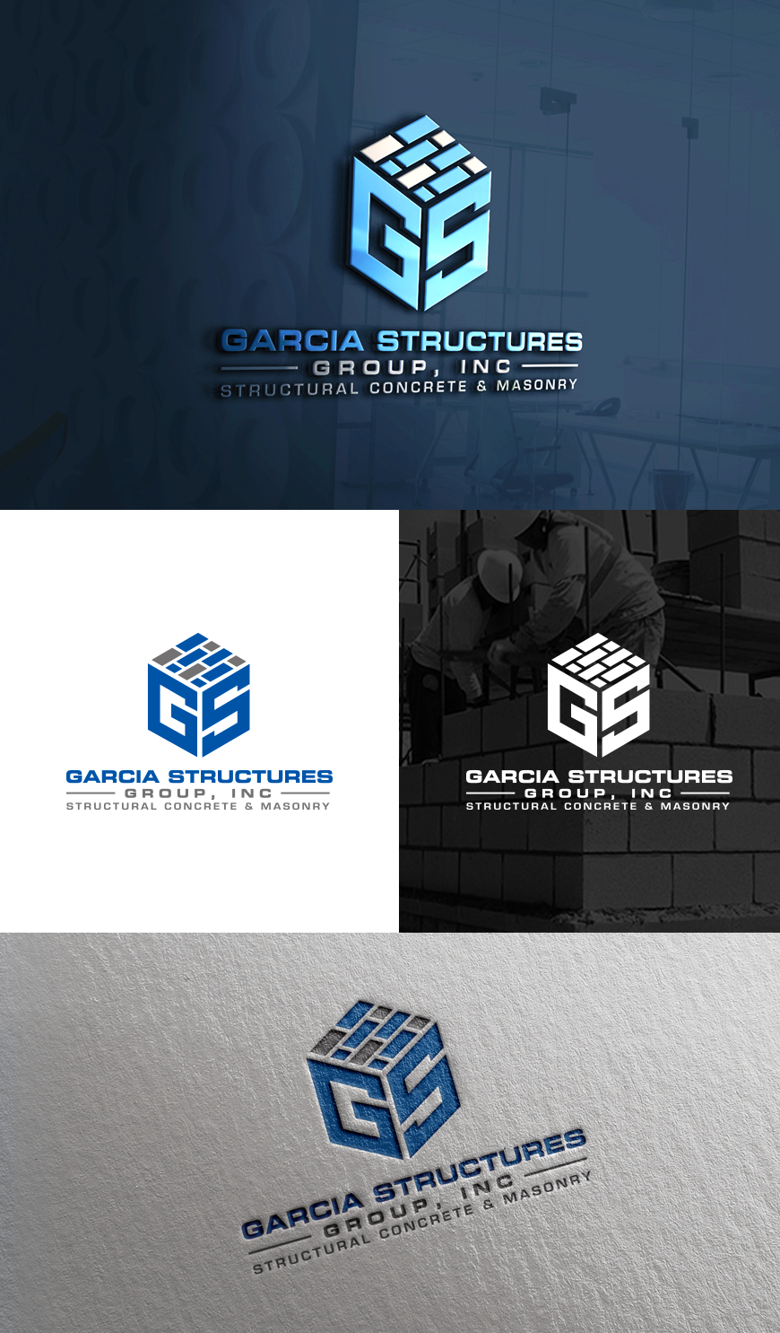 Logo Design by Ineffable GFX for Garcia Structures Group, Inc. | Design: #20326312