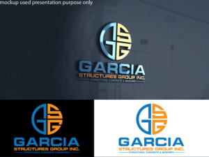 Garcia Structures Group, Inc.  Structural Concrete & Masonry | Logo Design by Juli creation