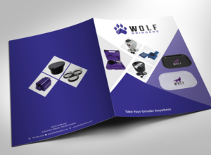 Design de Catalogue par Shabnum Khan pour Wolf Grinders Inc | Design #20326219