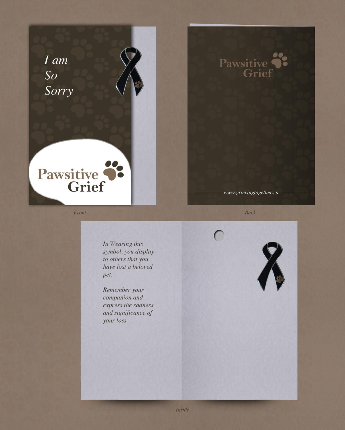 Schreibwaren-Design von chandrayaan.creative für Grieving Together Inc. | Design #20330791