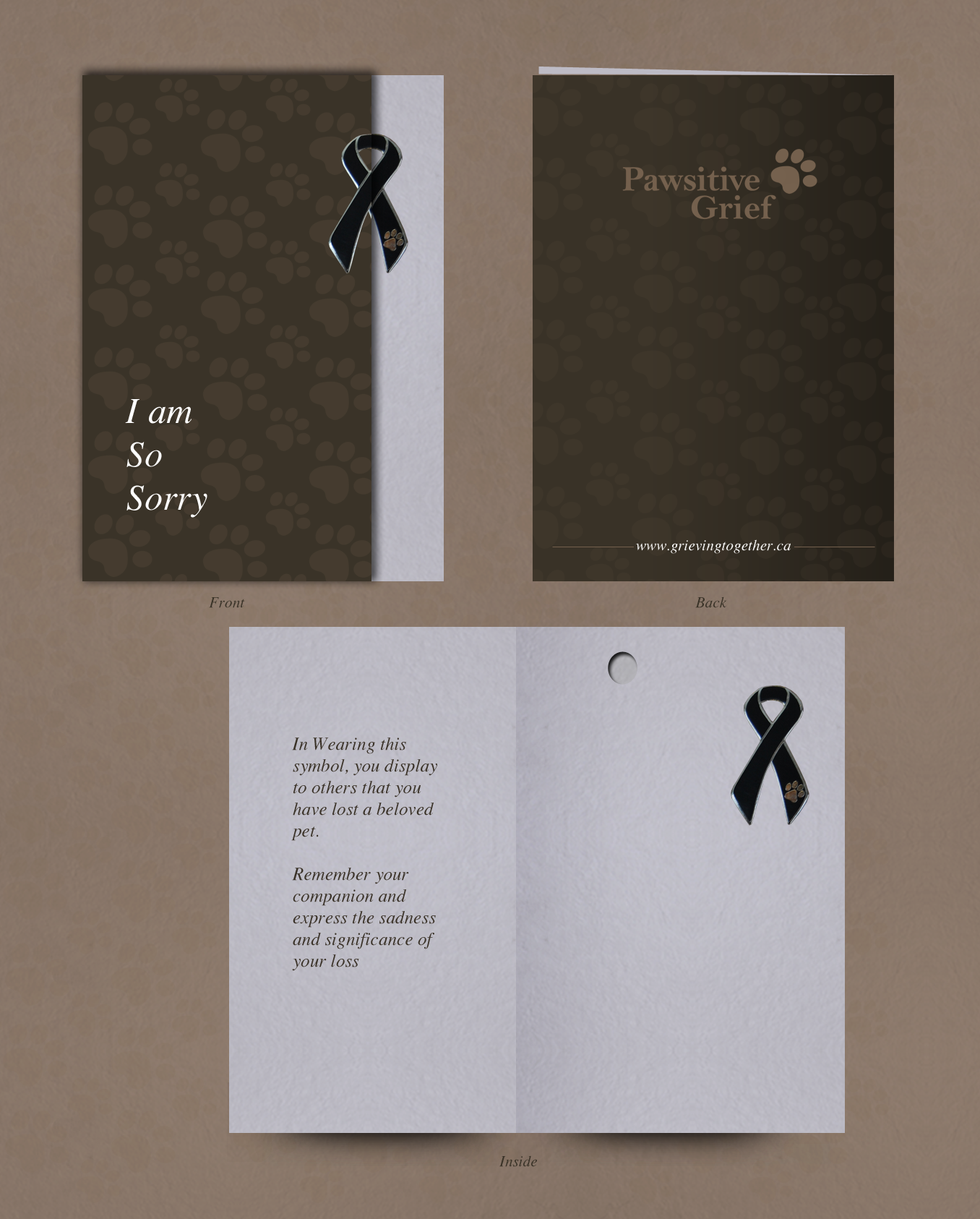 Schreibwaren-Design von chandrayaan.creative für Grieving Together Inc. | Design #20334063