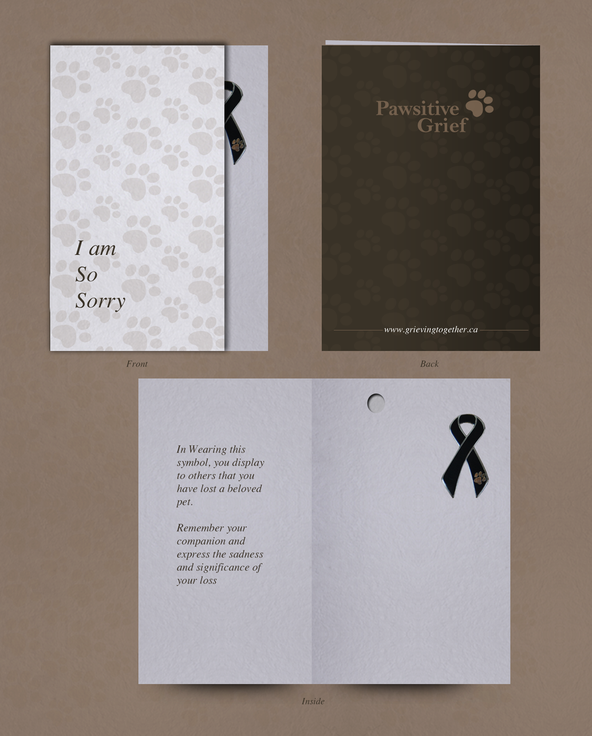 Stationery Design by chandrayaan.creative for Grieving Together Inc. | Design #20342597