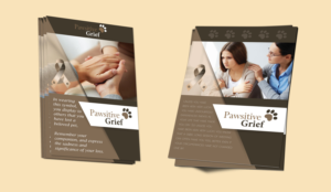 sympathy card for pets with lapel pin attached | Design de Papeterie par Petter Goms