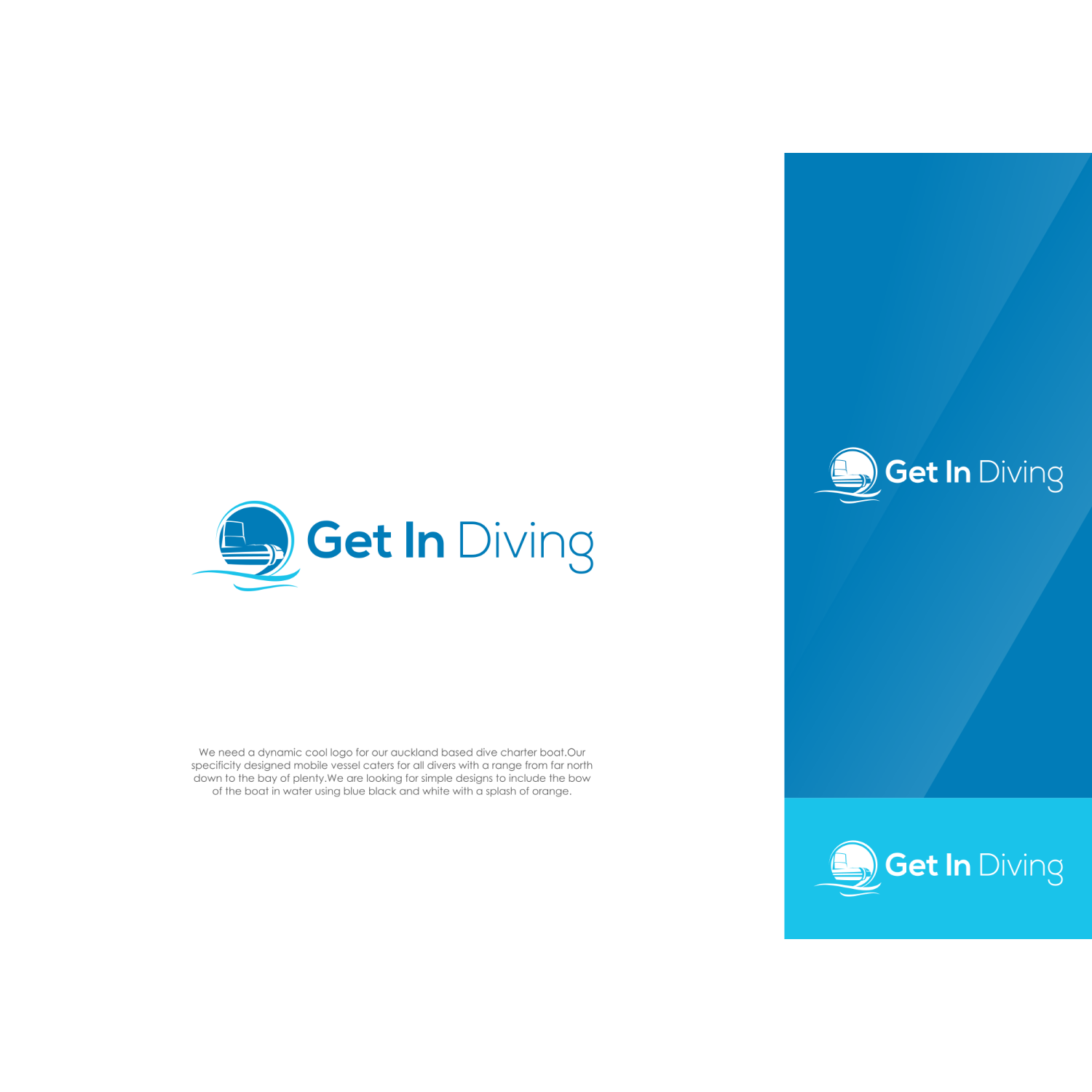 Logo-Design von zatsukiki für Get in Diving Ltd | Design #20349534