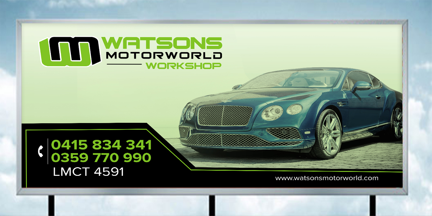 Bold, Serious, Car Dealer Signage Design for a Company by SAI DESIGNS