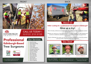 Flyer Design for Promoting Arborist Business | Diseño de Flyer por TSU Creations