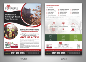 Flyer Design for Promoting Arborist Business | Design de Flyer par ARTOGRAPHY