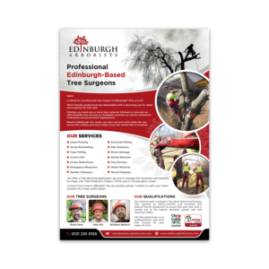 Flyer Design for Promoting Arborist Business | Diseño de Flyer por GraphicsGuru