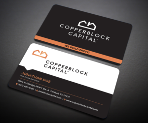 Business Card Design by Designers Hub for Copperblock Capital Corp. | Design: #20344839