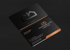 Design de Carte de Visite par INDIAN_Ashok pour Copperblock Capital Corp. | Design : #20348152