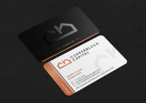 Design de Carte de Visite par INDIAN_Ashok pour Copperblock Capital Corp. | Design : #20348159