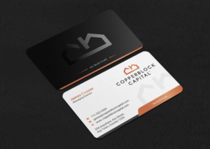 Business Card Design by INDIAN_Ashok for Copperblock Capital Corp. | Design: #20348172