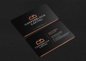 Business Card Design by INDIAN_Ashok for Copperblock Capital Corp. | Design: #20348174