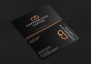 Business Card Design by INDIAN_Ashok for Copperblock Capital Corp. | Design: #20348175