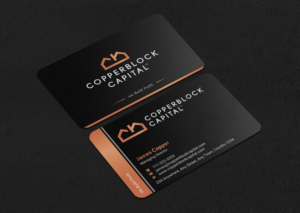 Business Card Design by INDIAN_Ashok for Copperblock Capital Corp. | Design: #20348176