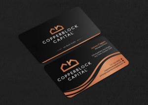 Business Card Design by INDIAN_Ashok for Copperblock Capital Corp. | Design: #20348180