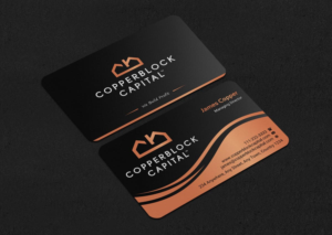 Business Card Design by INDIAN_Ashok for Copperblock Capital Corp. | Design: #20348182