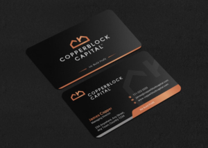 Business Card Design by INDIAN_Ashok for Copperblock Capital Corp. | Design: #20348183