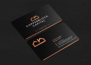 Business Card Design by INDIAN_Ashok for Copperblock Capital Corp. | Design: #20348185