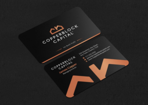 Business Card Design by INDIAN_Ashok for Copperblock Capital Corp. | Design: #20348187