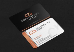 Business Card Design by INDIAN_Ashok for Copperblock Capital Corp. | Design: #20348191