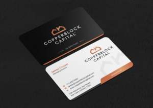 Business Card Design by INDIAN_Ashok for Copperblock Capital Corp. | Design: #20348198