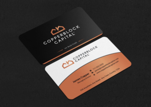 Business Card Design by INDIAN_Ashok for Copperblock Capital Corp. | Design: #20348202