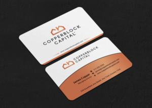 Business Card Design by INDIAN_Ashok for Copperblock Capital Corp. | Design: #20348414
