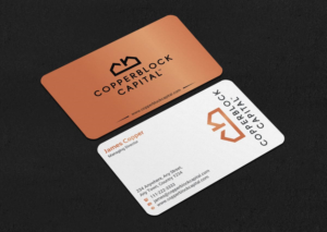 Business Card Design by INDIAN_Ashok for Copperblock Capital Corp. | Design: #20348422