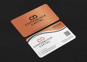 Business Card Design by INDIAN_Ashok for Copperblock Capital Corp. | Design: #20348425