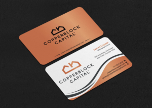 Business Card Design by INDIAN_Ashok for Copperblock Capital Corp. | Design: #20348426