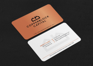 Business Card Design by INDIAN_Ashok for Copperblock Capital Corp. | Design: #20348431